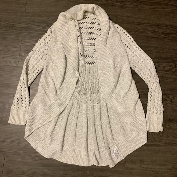 Ricki’s soft grey oversized knitted cardigan top L - Picture 4 of 9